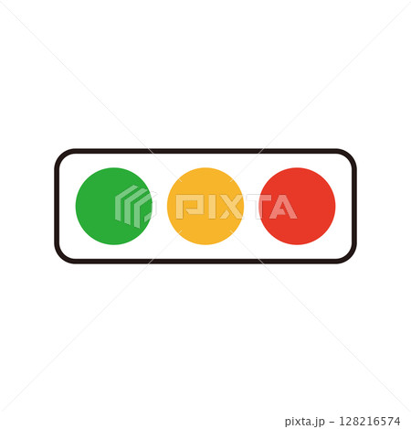 信号機のイラスト 128216574
