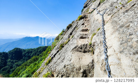 夏の妙高山登山(鎖場) 夏の妙高山登山(鎖場) 128217095