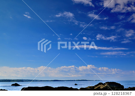 三浦半島 荒崎リアス式海岸 三浦半島 荒崎リアス式海岸 128218367