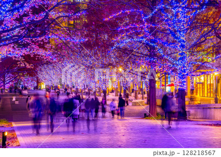 横浜クリスマス・ヨコハマミライト 128218567