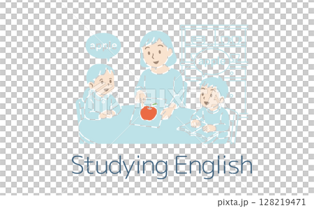 學習英語的孩子和他們的媽媽（沒有主線） 128219471