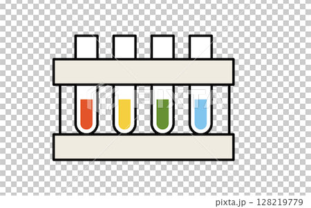 Test tube simple line icon 128219779