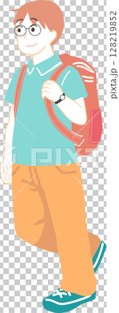 Man carrying a big bag 128219852