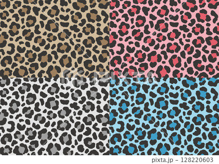 4色のレオパード柄 128220603