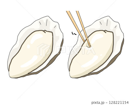 牡蠣のイラスト 128221154