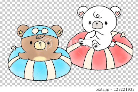 Bear and bear 128221935