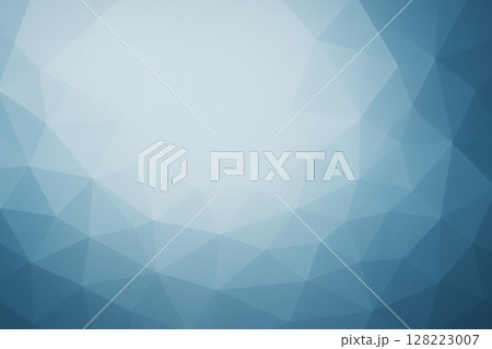 青の多角形ポリゴン幾何学背景 青の多角形ポリゴン幾何学背景 128223007