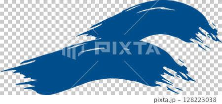 手寫 藍色 日式 刷子 藍色 手寫 藍色 日式 刷子 藍色 128223038