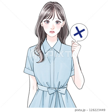 20代女性(清楚系)_だめ 20代女性(清楚系)_だめ 128223449