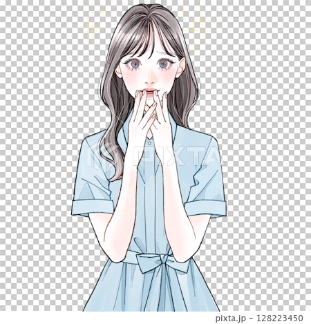 20代女性(清楚系)_感動 20代女性(清楚系)_感動 128223450