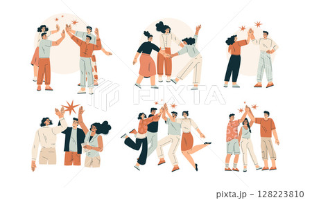 Celebration and Friendship Engaging Fun Group Activities with Colorful Illustrations 128223810