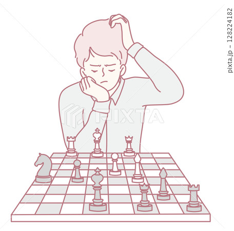 Contemplating Chess Moves A Young Players Dilemma in the Game of Strategy and Skillful Thinking 128224182