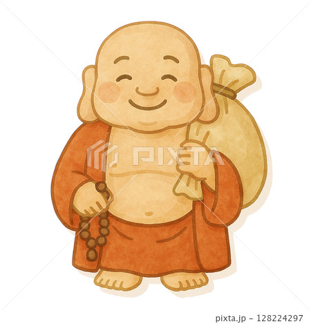 【七福神】布袋尊のイラスト 128224297