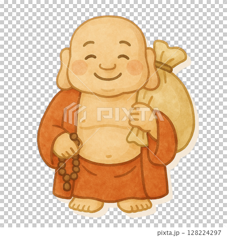 【七福神】布袋尊のイラスト 128224297