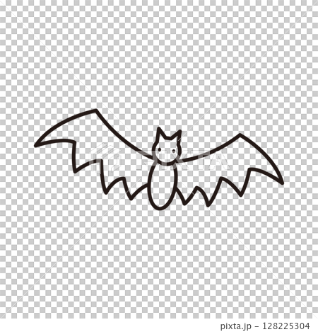 飛んでいるコウモリのイラスト 飛んでいるコウモリのイラスト 128225304