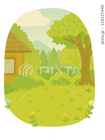 高原の朝の風景 、Morning Scenery of a Highland 128225446