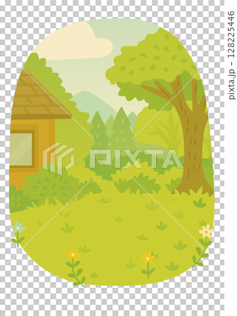 高原の朝の風景 、Morning Scenery of a Highland 128225446