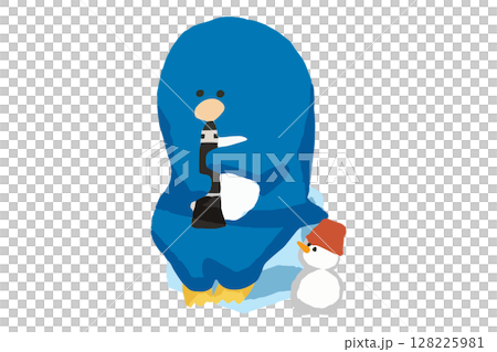 演奏單簧管的企鵝管樂團 128225981