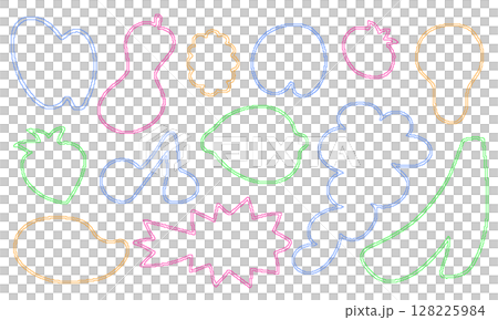果物のピクセルイラスト Y2K 128225984