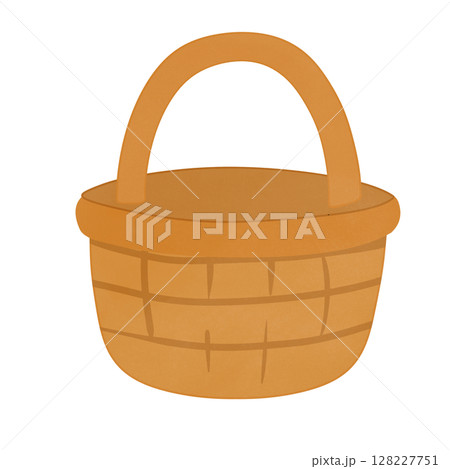 basket isolated on white background 128227751