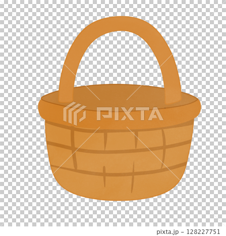 basket isolated on white background 128227751