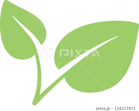 Light green leaves growing from curved stem represent nature, ecology, and environmental awareness, promoting sustainability and conservation Light green leaves growing from curved stem represent nature, ecology, and environmental awareness, promoting sustainability and conservation 128227871