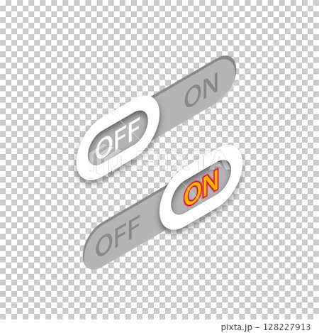 Simple toggle button vector illustration_30 Simple toggle button vector illustration_30 128227913