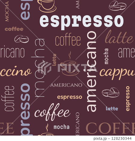 coffee seamless pattern coffee seamless pattern 128230344