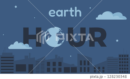 earth hour concept 128230348