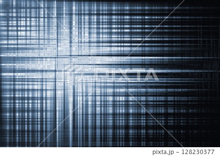 Abstract digital pattern with intersecting lines and glowing blue tones Abstract digital pattern with intersecting lines and glowing blue tones 128230377