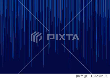 Blue vertical lines forming an abstract pattern against a dark background 128230426