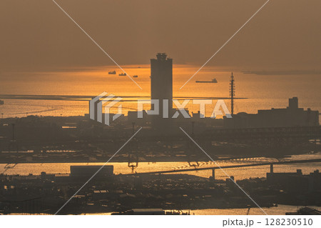 《大阪府》大阪都市風景・都心の夕景 《大阪府》大阪都市風景・都心の夕景 128230510