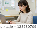 オフィスでパソコンを使う女性 128230709
