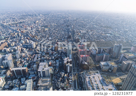 《大阪府》大阪都市風景・都心の夕景 《大阪府》大阪都市風景・都心の夕景 128231977