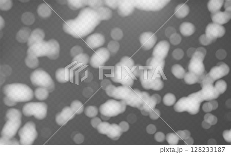 Abstract shadow overlay from tree on a transparent background. 128233187