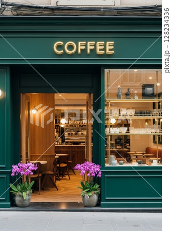 【AI生成】店舗デザイン - COFFEE SHOP 5655813 128234336