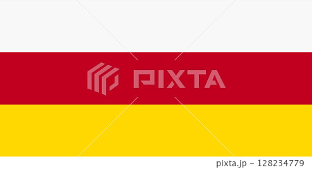 North Ossetia Alania flag background North Ossetia Alania flag background 128234779