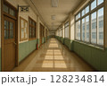 学校の廊下 128234814