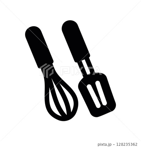 Frying Pan Icon Essential Kitchen Tool 128235362