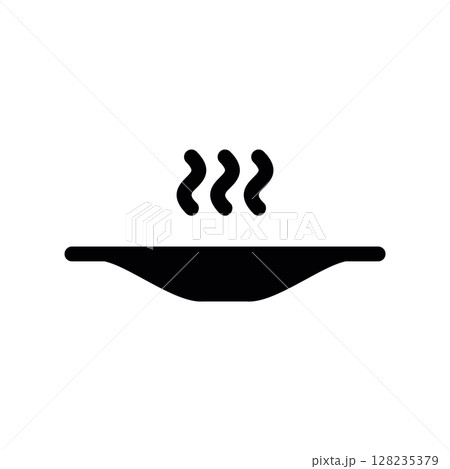 Frying Pan Icon Essential Kitchen Tool Frying Pan Icon Essential Kitchen Tool 128235379