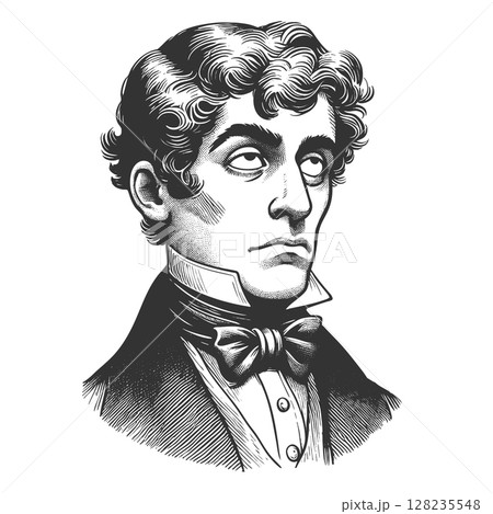 Bored Man Rolling Eyes sketch raster illustration Bored Man Rolling Eyes sketch raster illustration 128235548