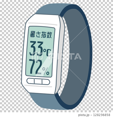 熱中症指数計　熱中症アラーム 128236858