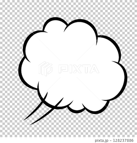 向量圖的生動的漫畫演講泡沫 128237886