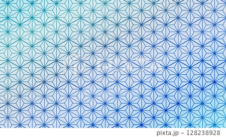 麻の葉文様　和風　背景 128238928