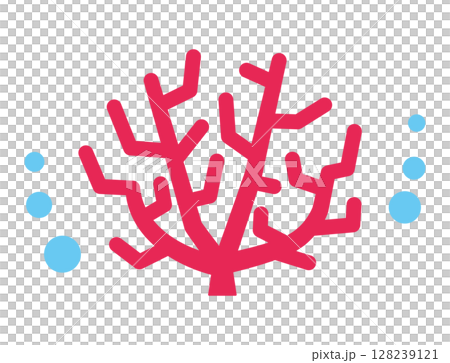 珊瑚，海，珊瑚，彩色插圖 128239121