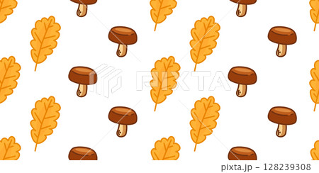 Autumn Forest Seamless Pattern Autumn Forest Seamless Pattern 128239308