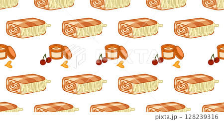 Autumn Self-Care Seamless Pattern Autumn Self-Care Seamless Pattern 128239316