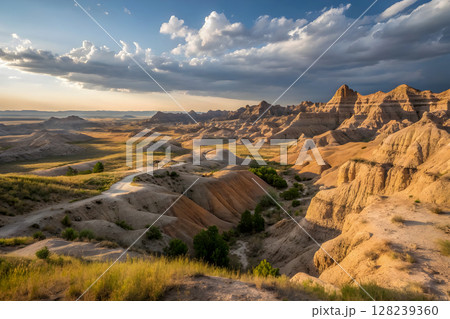 landscape with rock formation 128239360