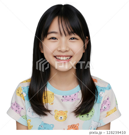 少女イラスト素材 128239410