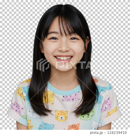 少女イラスト素材 128239410